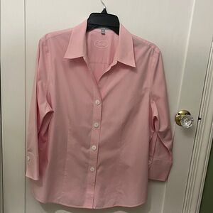 FOXCROFT Light Pink Collared Shirt